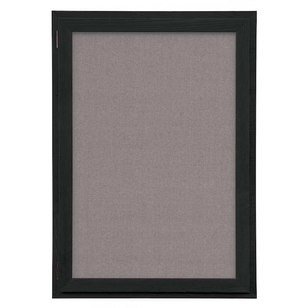 United Visual Products Outdoor Enclosed Combo Board, 72"x36", Black Frame/Green & Burgundy UVCB7236ODB-GREEN-DBURGU - main